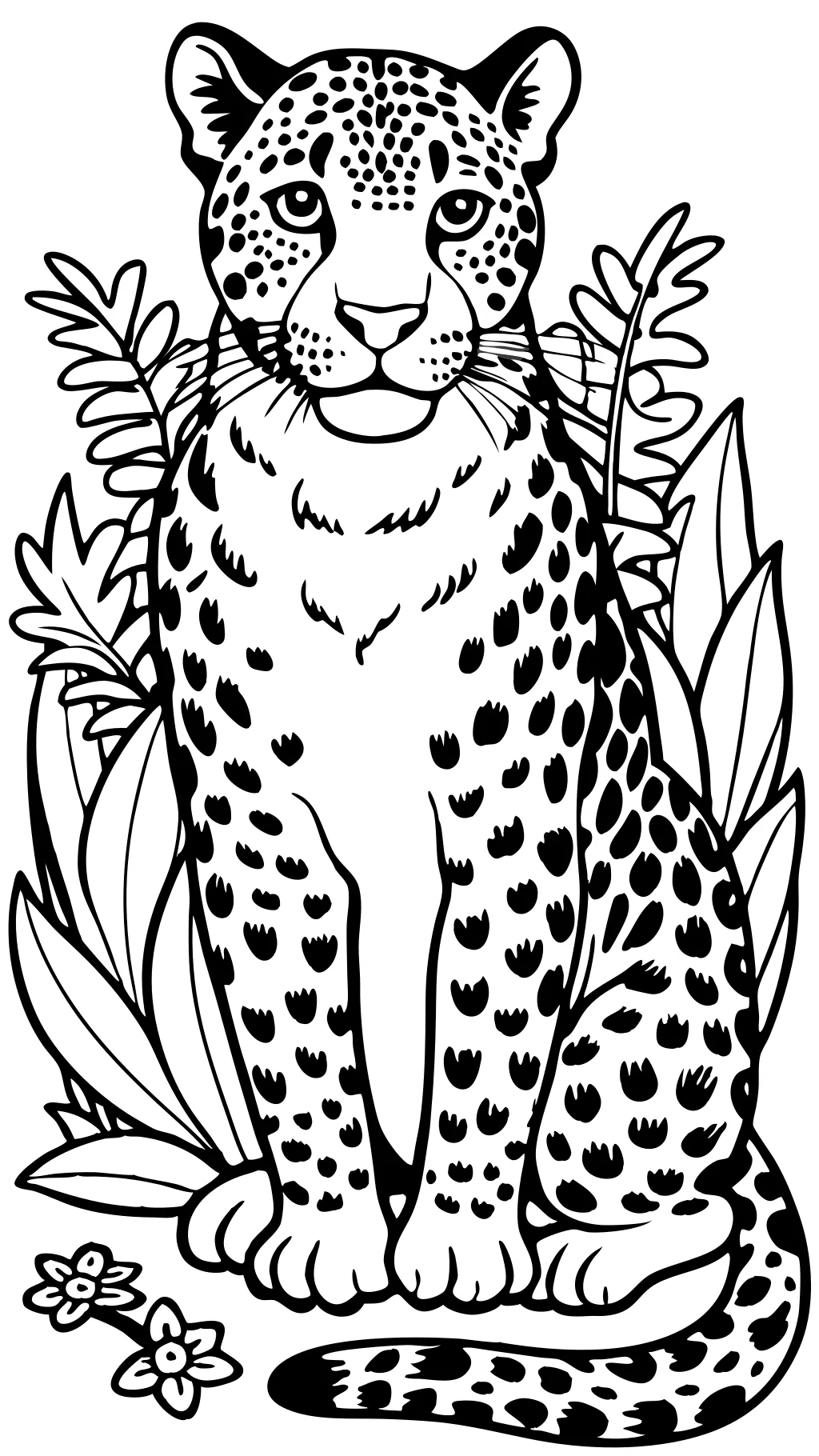 coloring pages of jaguars